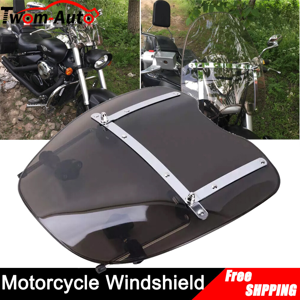 Transparent Windshield For Harley Sportster Dyna Glide Softail Night Train XL