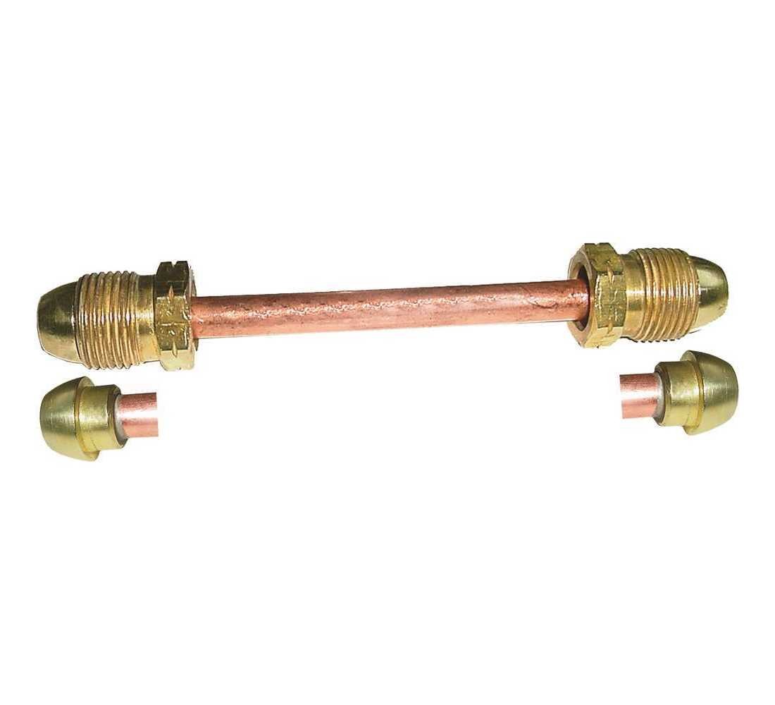 MEC Pigtail Hose 1/4 in Inverted Flare x POL 7/8 in Hex 48 in L Propane Gas