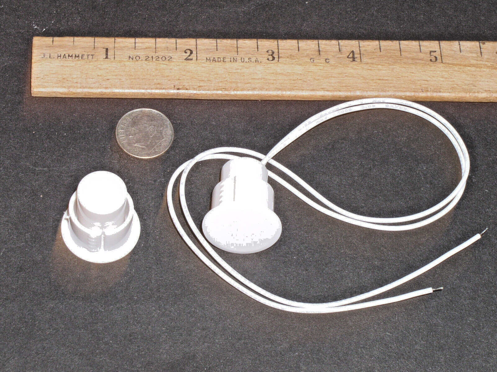 GRI FLUSH/RECESSED DOOR JAM WINDOW SILL SECURITY ALARM REED SWITCH SENSOR HIDDEN