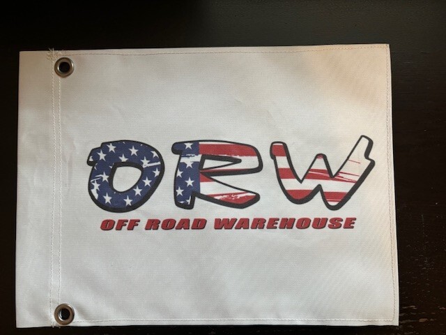 OFFROAD WAREHOUSE  Racing Safety Whip Flag UTV SxS ATV Made to fit all whips