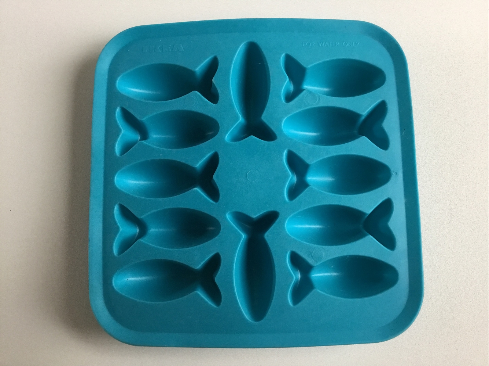 IKEA Silicone Fish Ice Cube Tray Synthetic BPA Free Rubber Mold