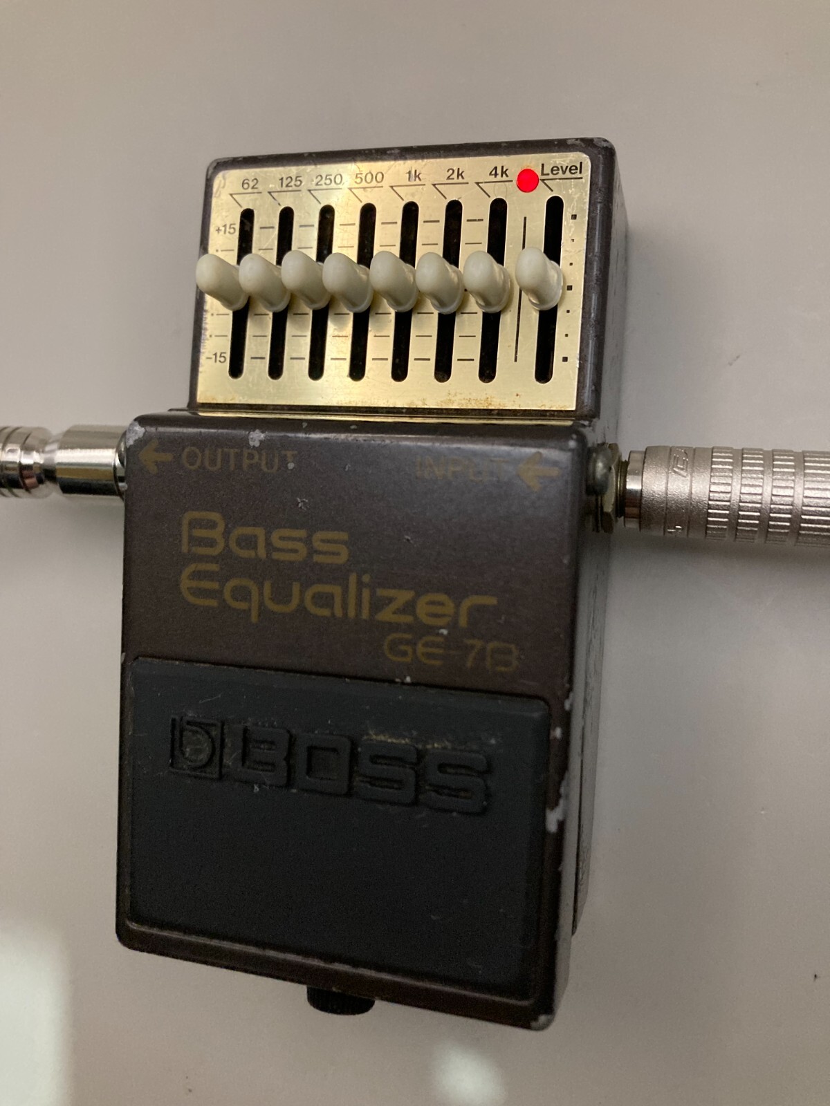 Boss GE-7B Bass Equalizer Guitar Effect Pedal Tested Working from Japan