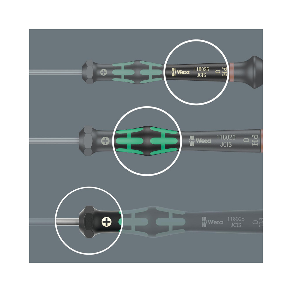 Wera Micro Slotted/Phillips Micro Precision Screwdriver 7-piece Set (NEW)