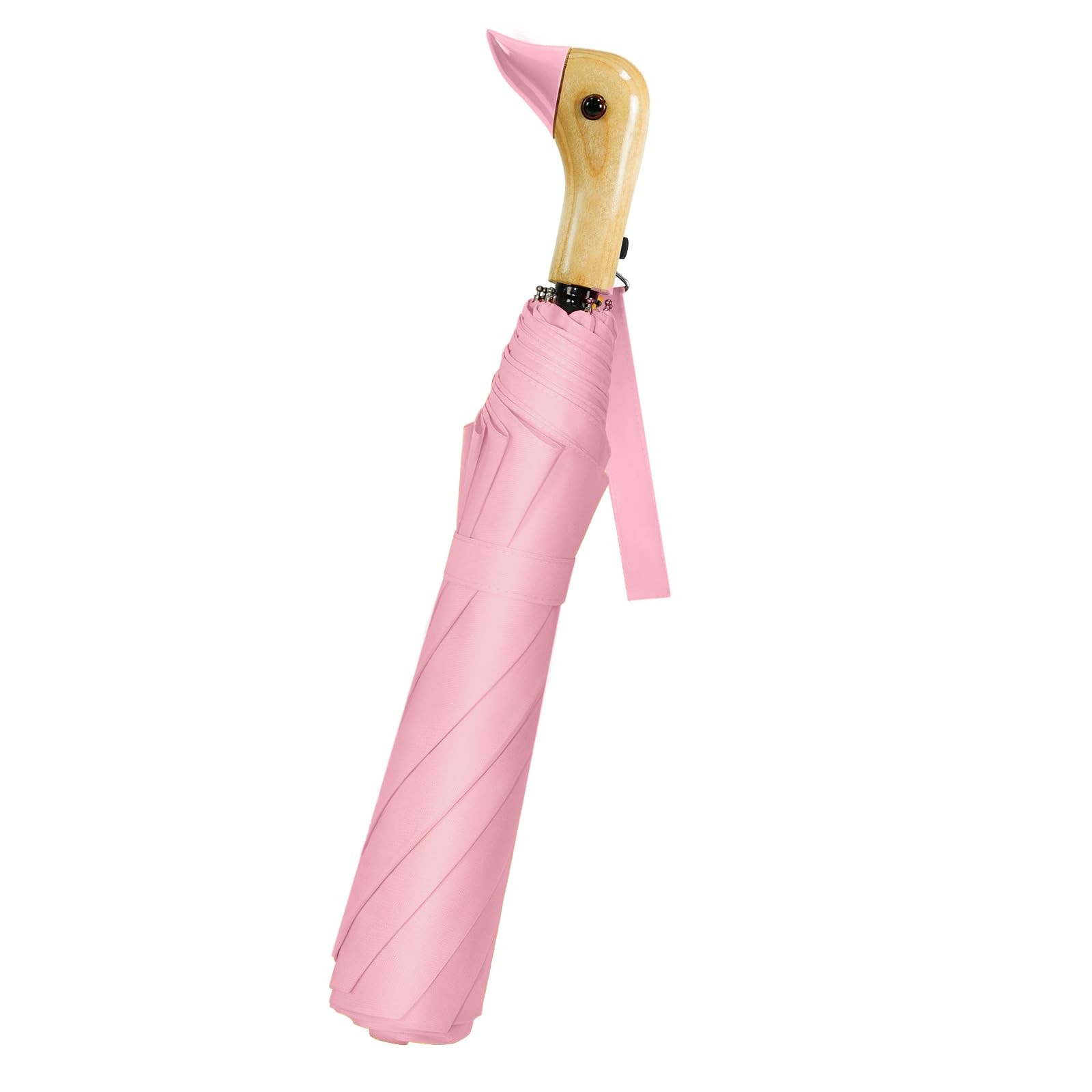 Cute Duck Umbrella Folding - Portable Auto Open and Manual Close Umbrellas Fo...