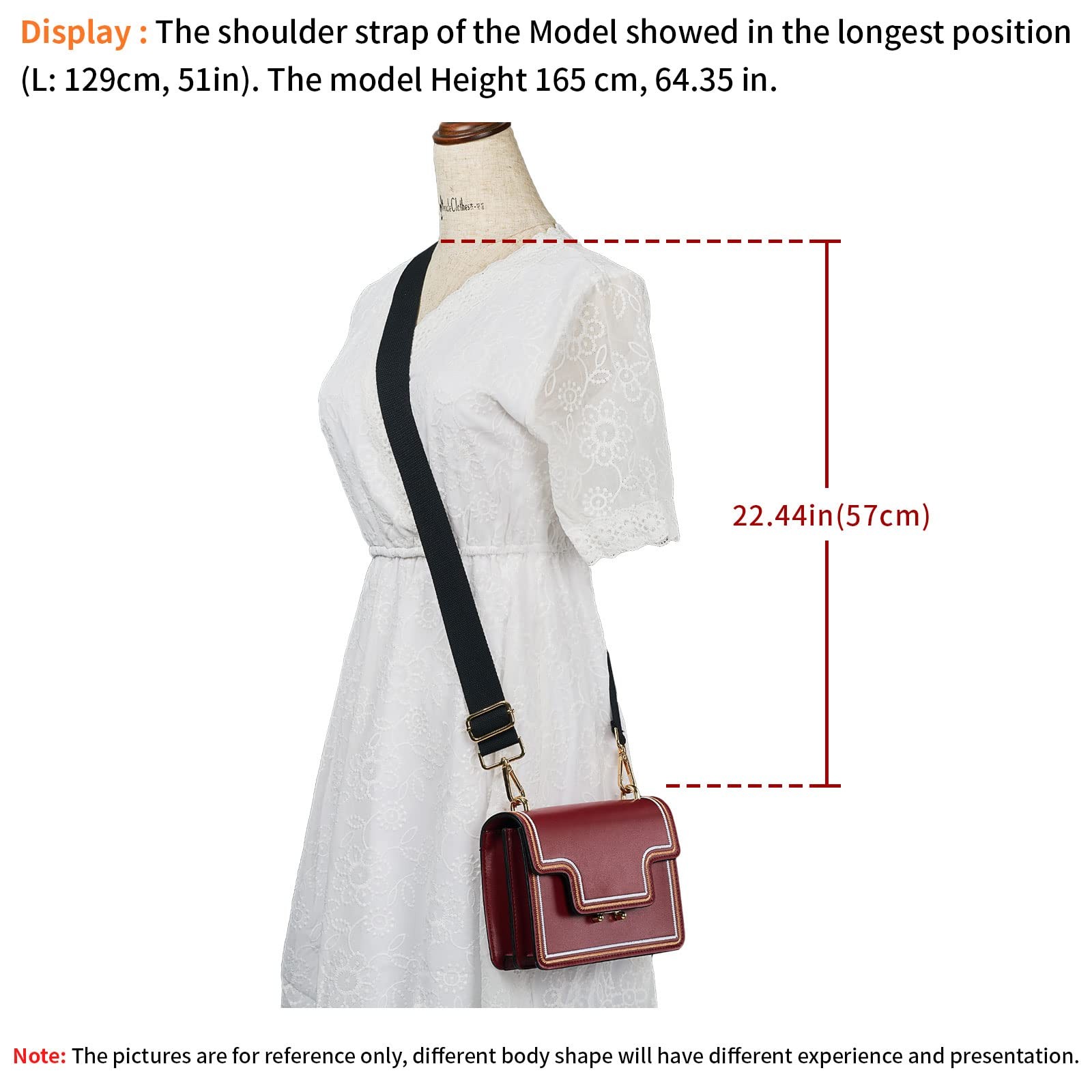 DEVPSISRWide Shoulder Strap Replacement Adjustable Belt Canvas Bag Crossbody ...