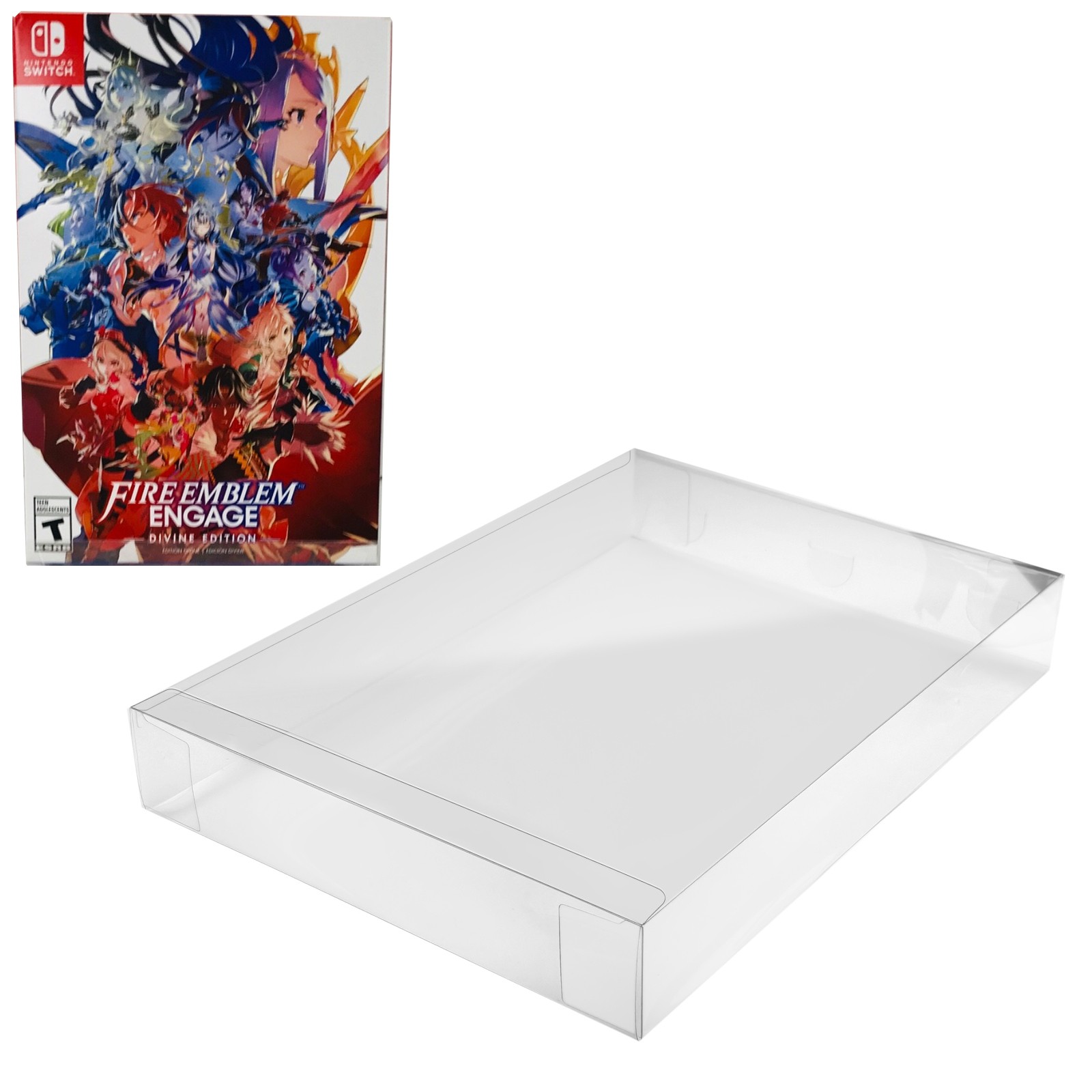 1x Protector Box For Nintendo Switch. NTSC FIRE EMBLEM ENGAGE: DIVINE EDITION.