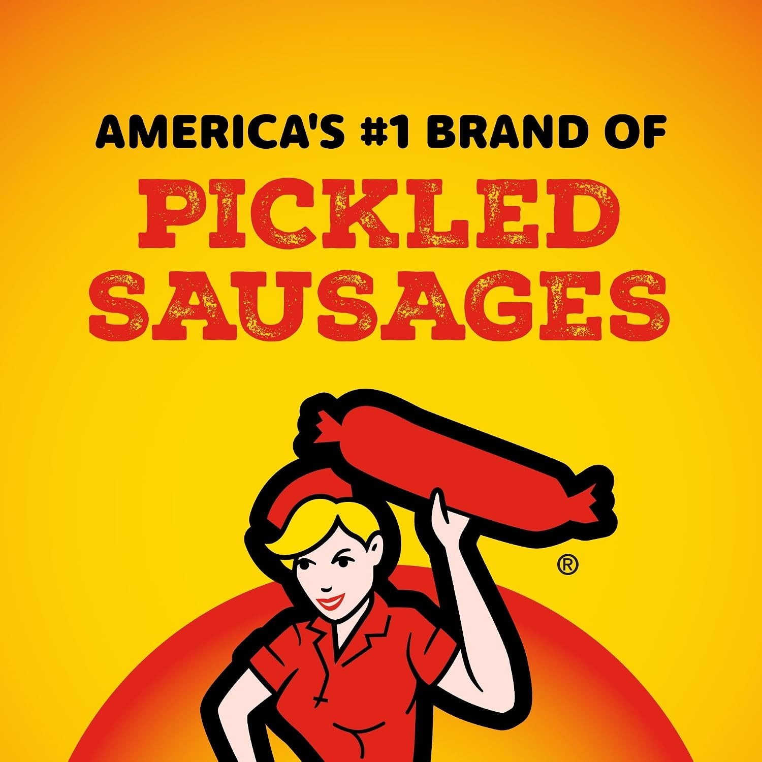 Big Mama Pickled Sausages, 2.4 Ounce, 12 Pack