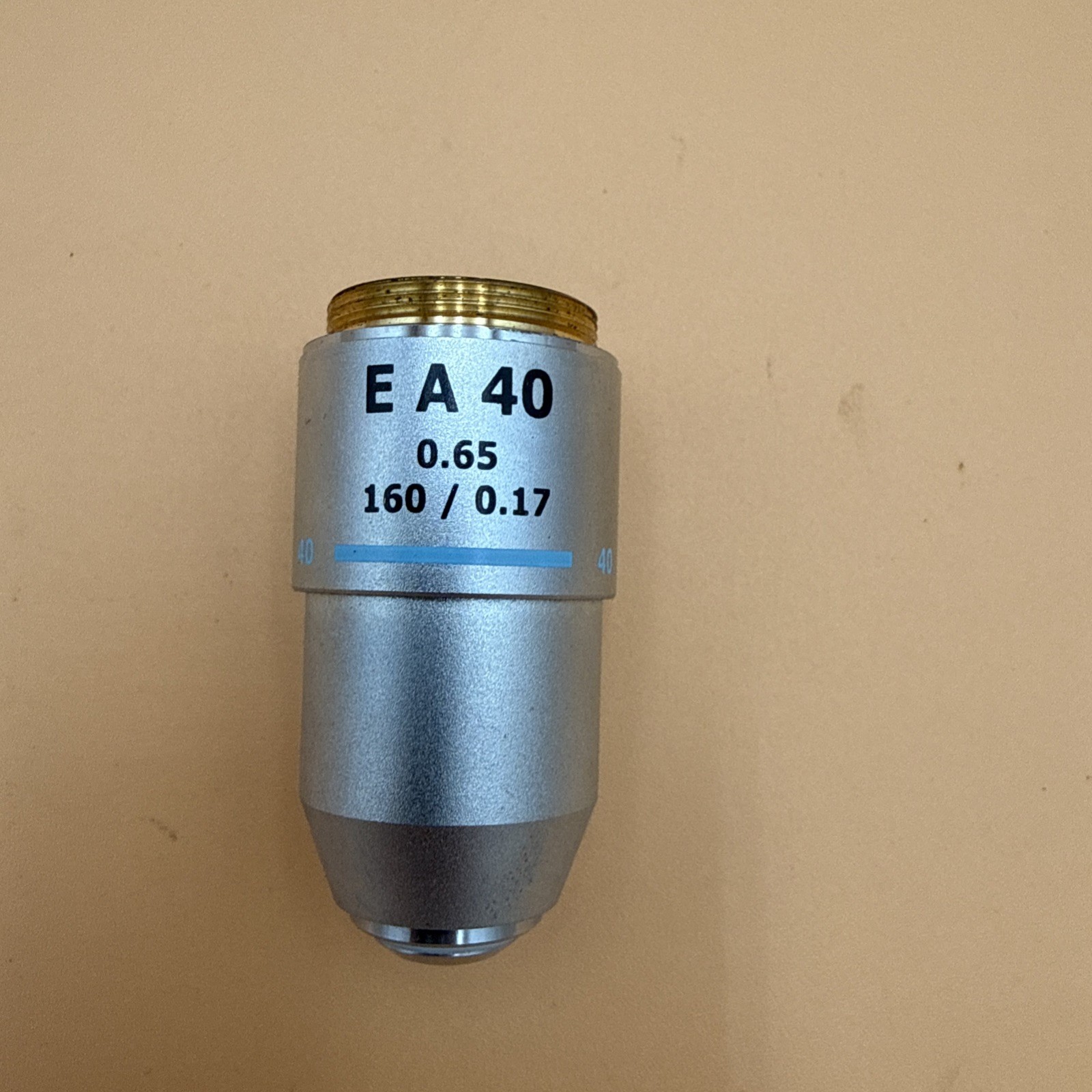 Olympus E A 400.65 160/0.17 Microscope Objective 40X