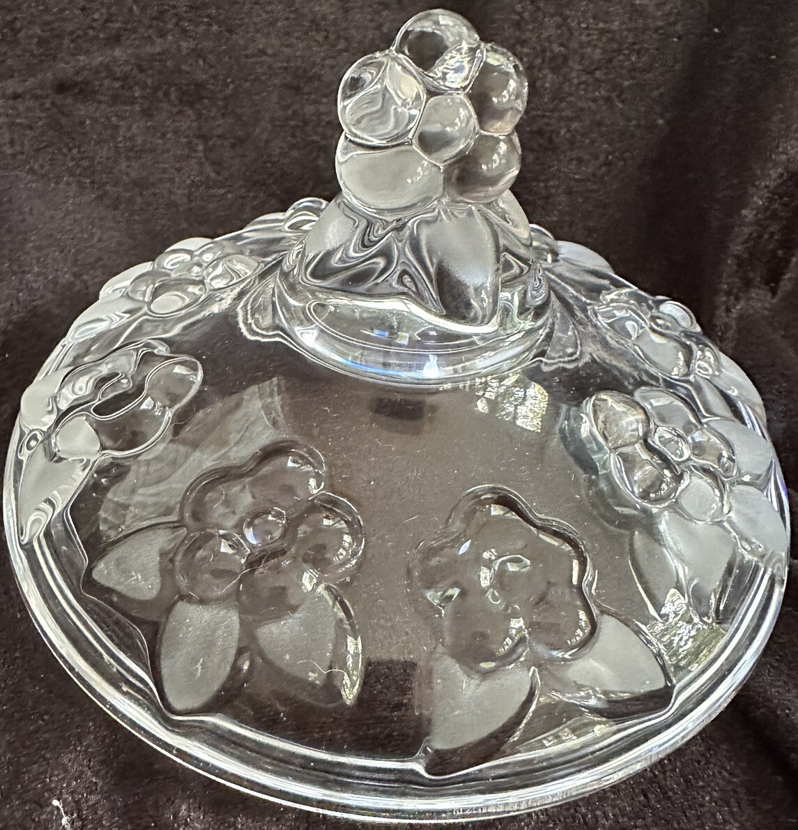 Vintage Wathlerglas Covered Compote