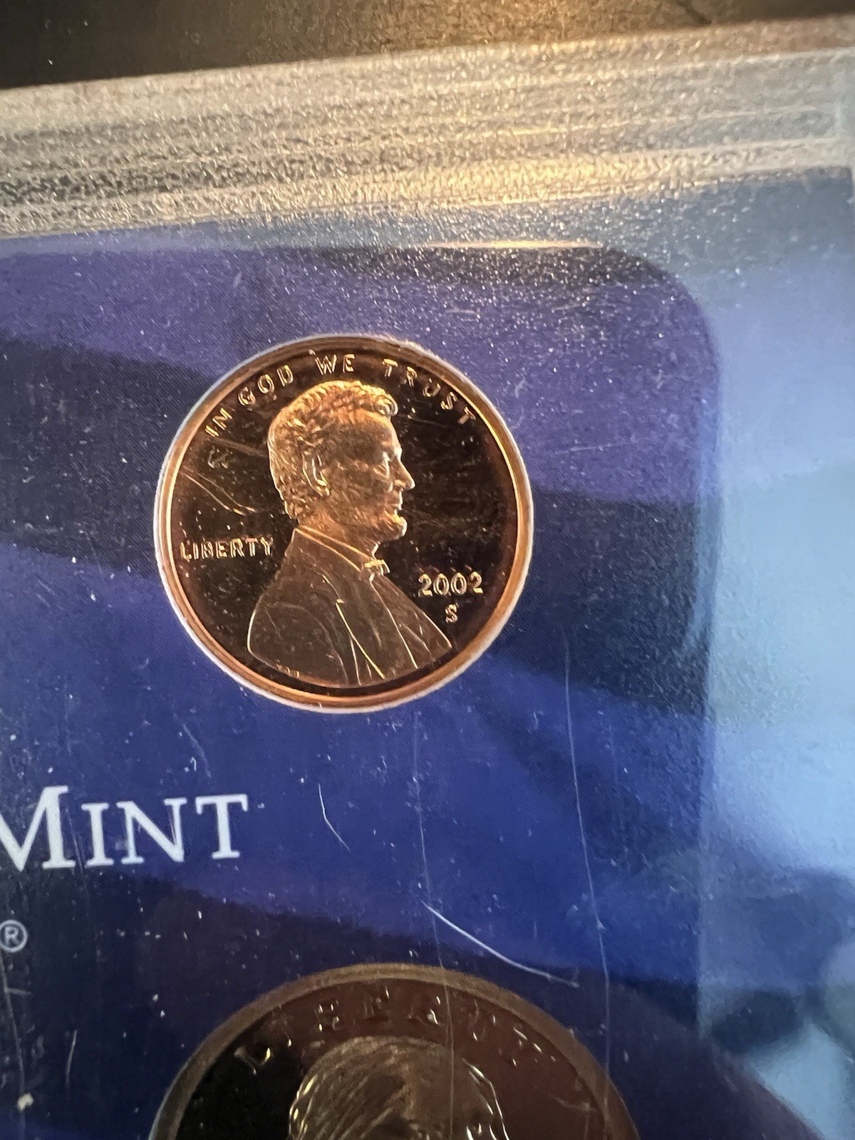 2002 United States Mint Proof Partial Set, No Original Govt Packaging and COA
