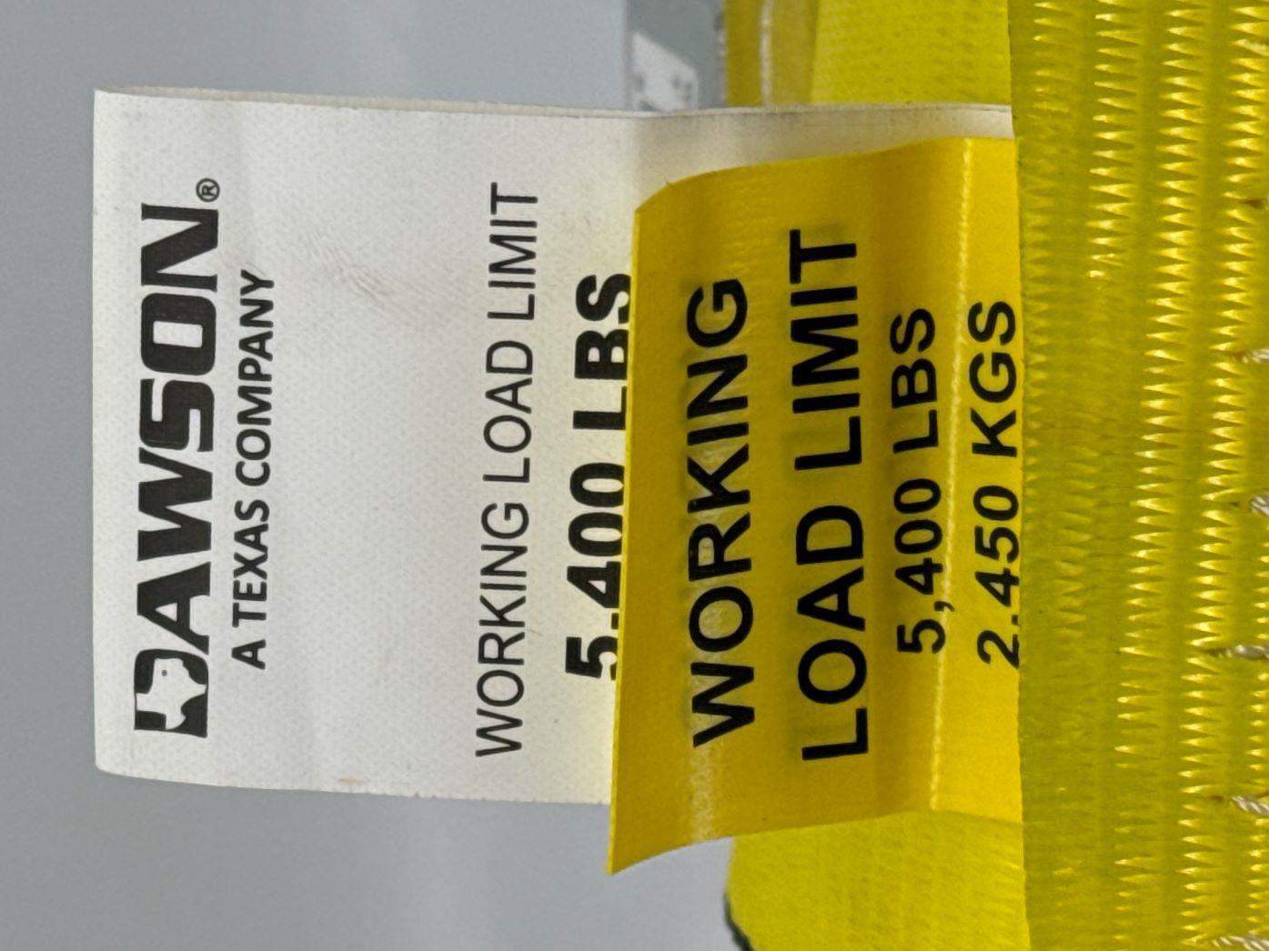 4"X5' Roll Off Container Strap 2 Pack