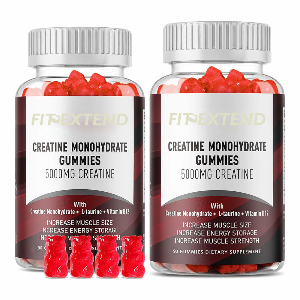 creatine gummies 5g 2 PACK & 60 DAYS creatine monohydrate gummies 5000mg - BERRY