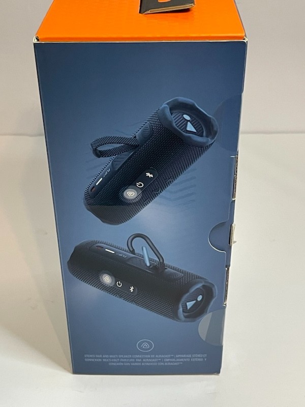 JBL Flip 7 Wireless Bluetooth Speaker Compact Size in Vibrant Blue Tone