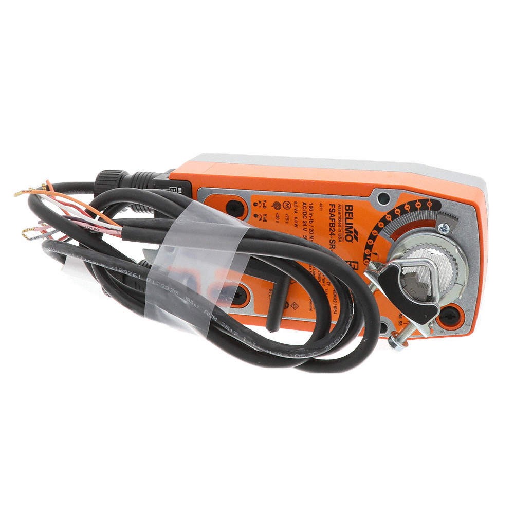 BELIMO FSAFB24-SR-S Fire & Smoke Actuator, Damper, 180 in-lb 61TM28