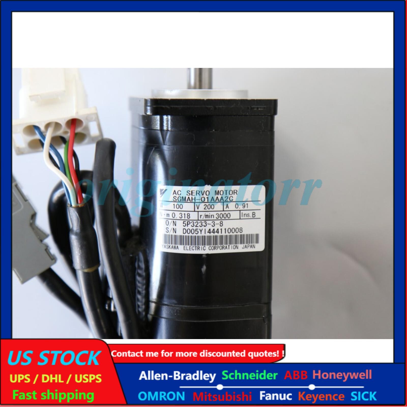 NEW US FREE TAX Yaskawa SGMAH-01AAA2C SGMAH01AAA2C IN BOX