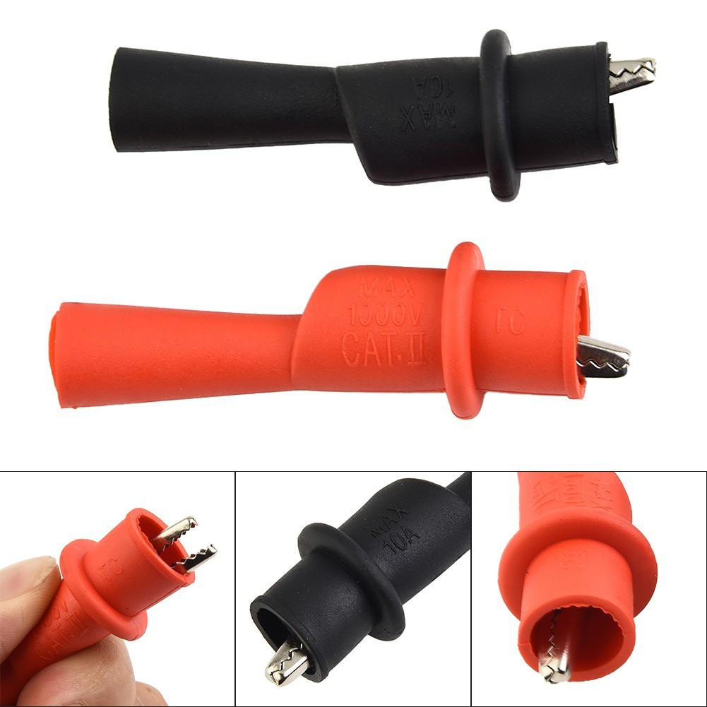 Accessories Clamp Measuring Tools 1Pair Antiskid For Multi-Meter Tester