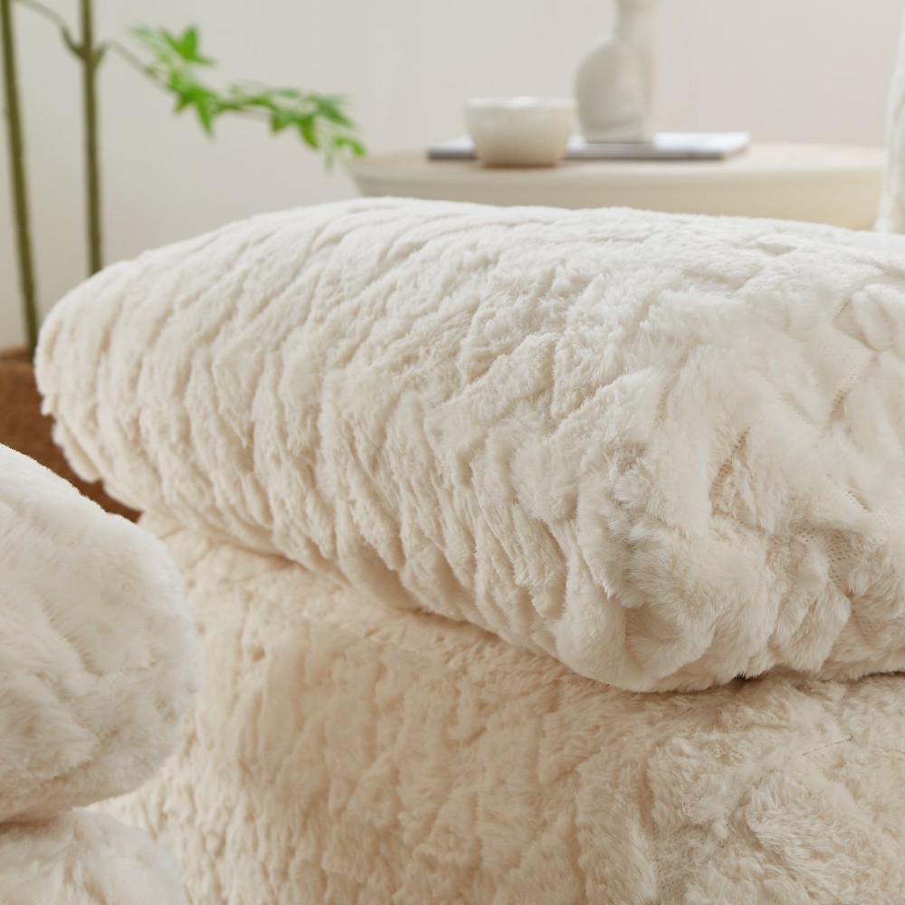 Full Compression Sofa Chair W/Swivel Add Ottoman For Living Room Bedroom White