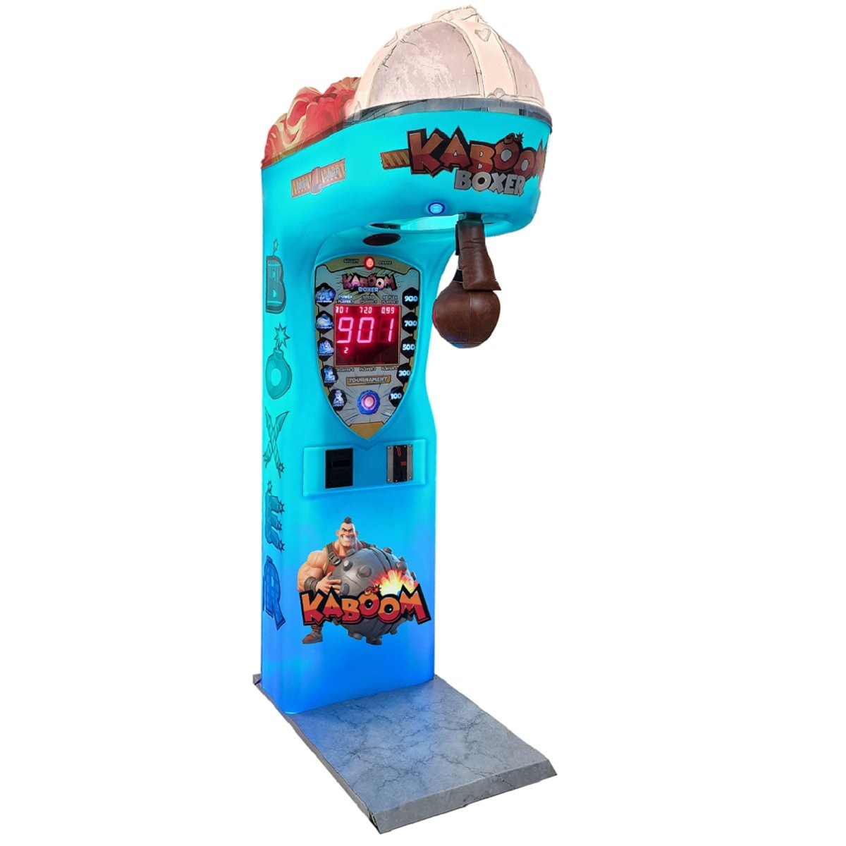 Kalkomat Boxer Boxing Machine Arcade Game - Kaboom
