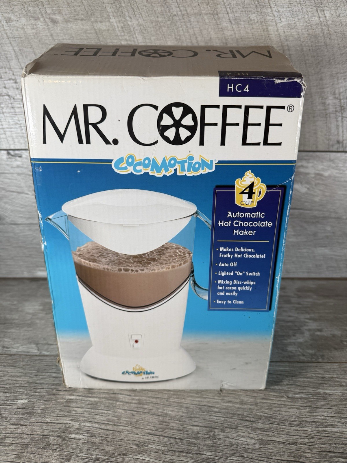 New Mr. Coffee Cocomotion HC4 Hot Chocolate Maker 4 Cup NEW/OPEN