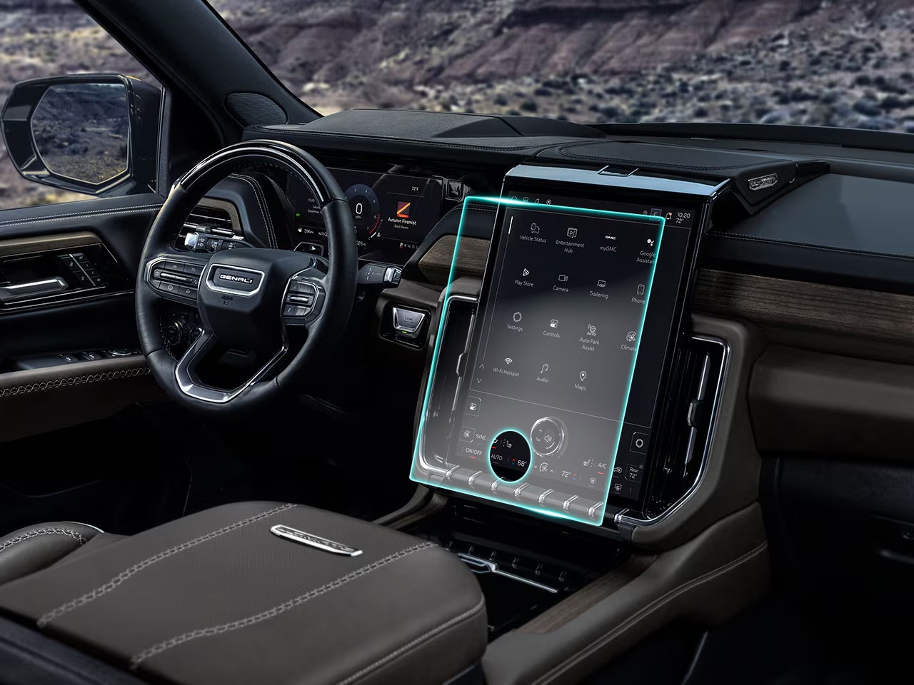 Crystal Clear Screen Protector for 2026 GMC Yukon Denali 16.8in Navigation