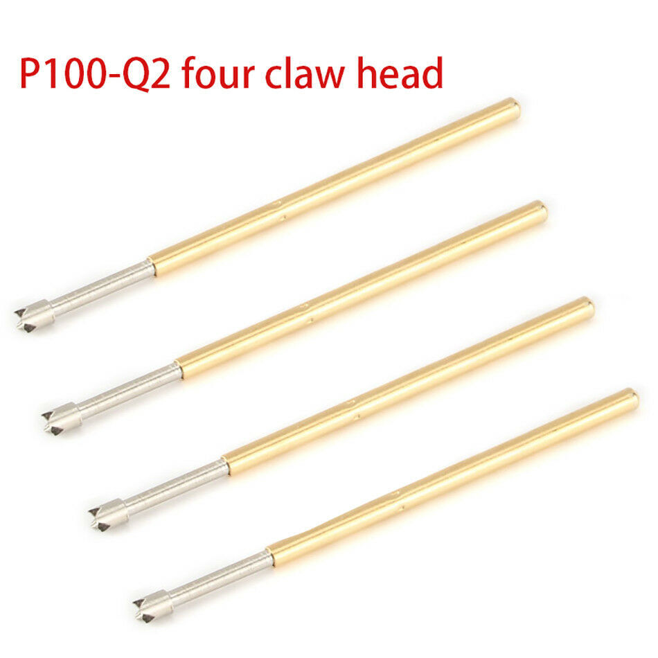 Dia 0.68mm-2.36mm Multiple Types Spring Test Probe Pogo Pin Receptacle Tool Set