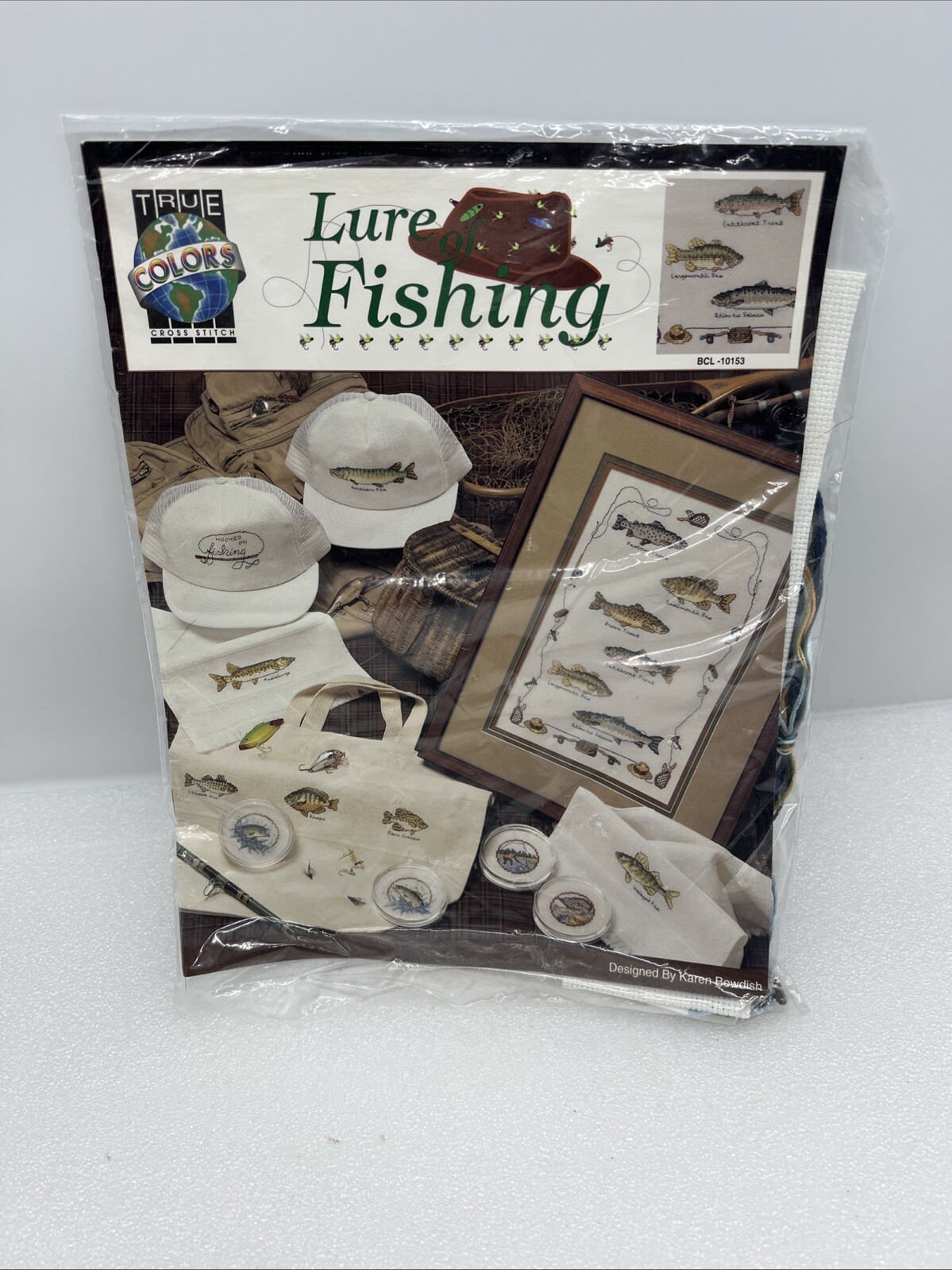 True colors Cross Stitch Pattern book  Lure of  Fishing- fly fishing
