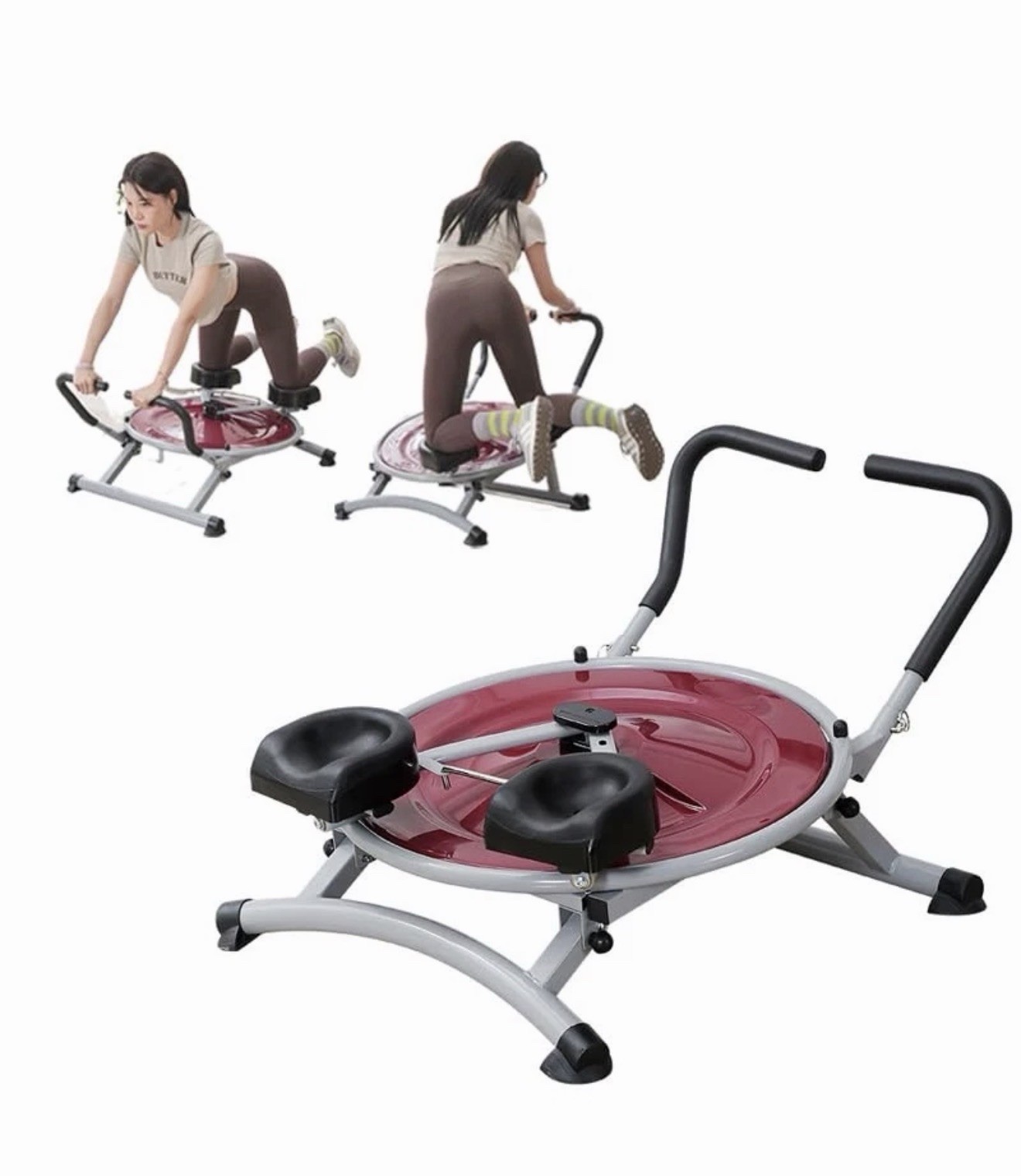 Ab Circle Fitness Turntable Abdominal Trainer Home Gym Buns Sit Push Up Core
