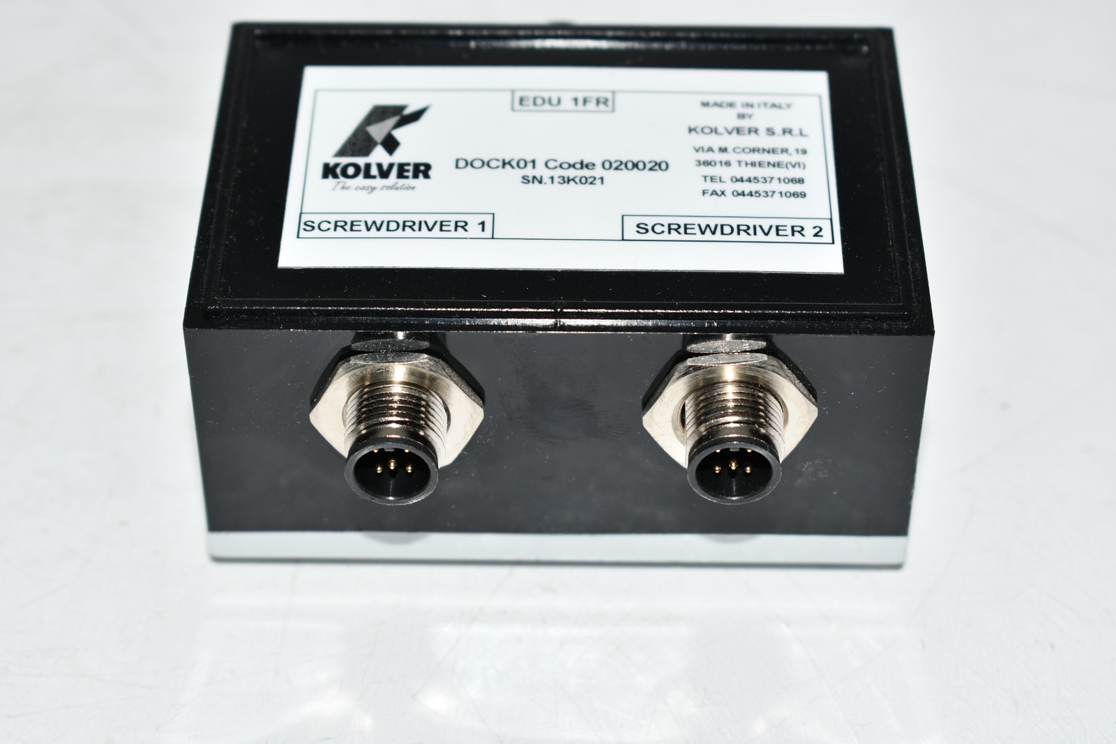 Kolver DOCK01 Dual Output Docking Station for EDU1FR, Unit Only