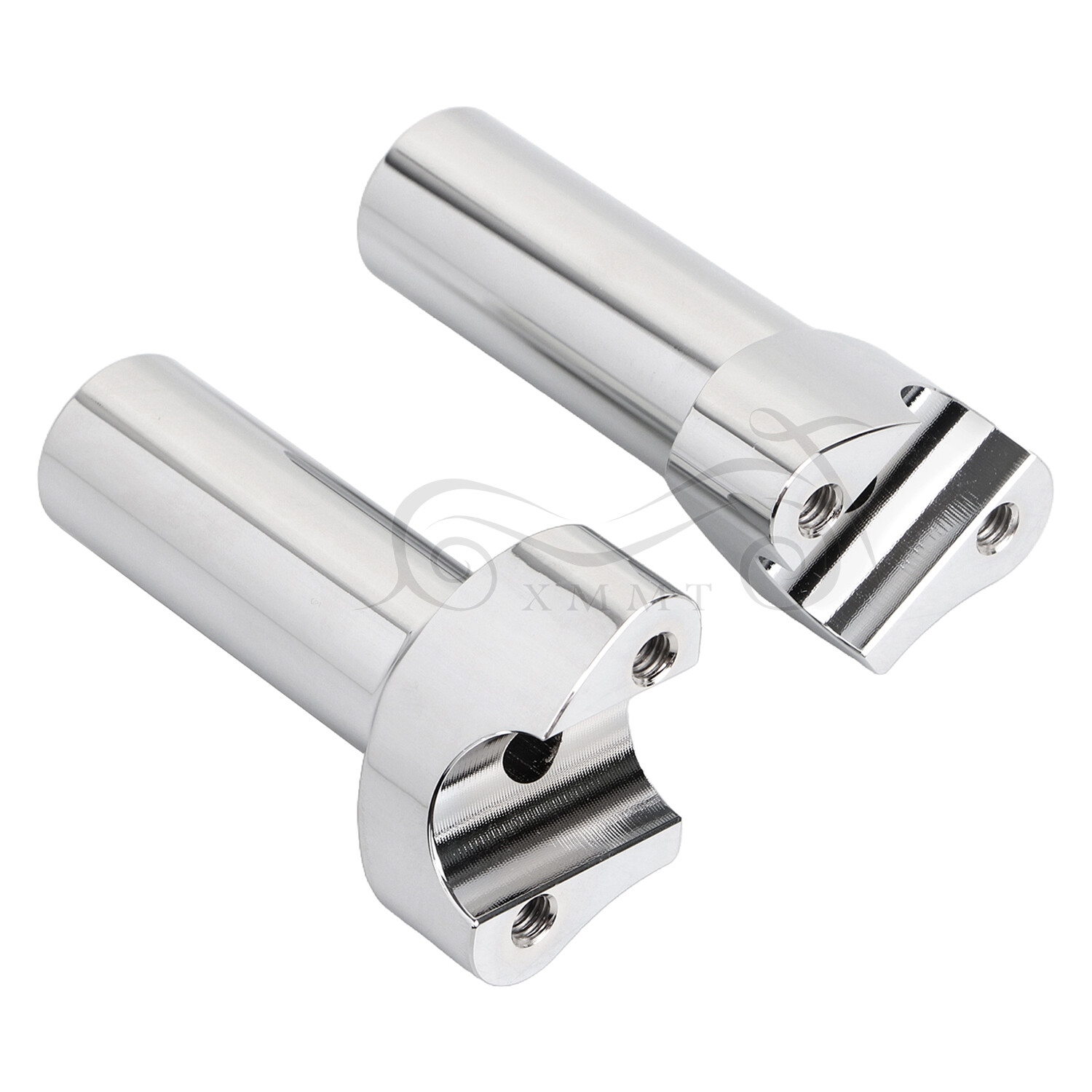 4" Chrome Handlebar Riser For Harley Dyna Road Glide Softail FXST Deluxe FLSTN
