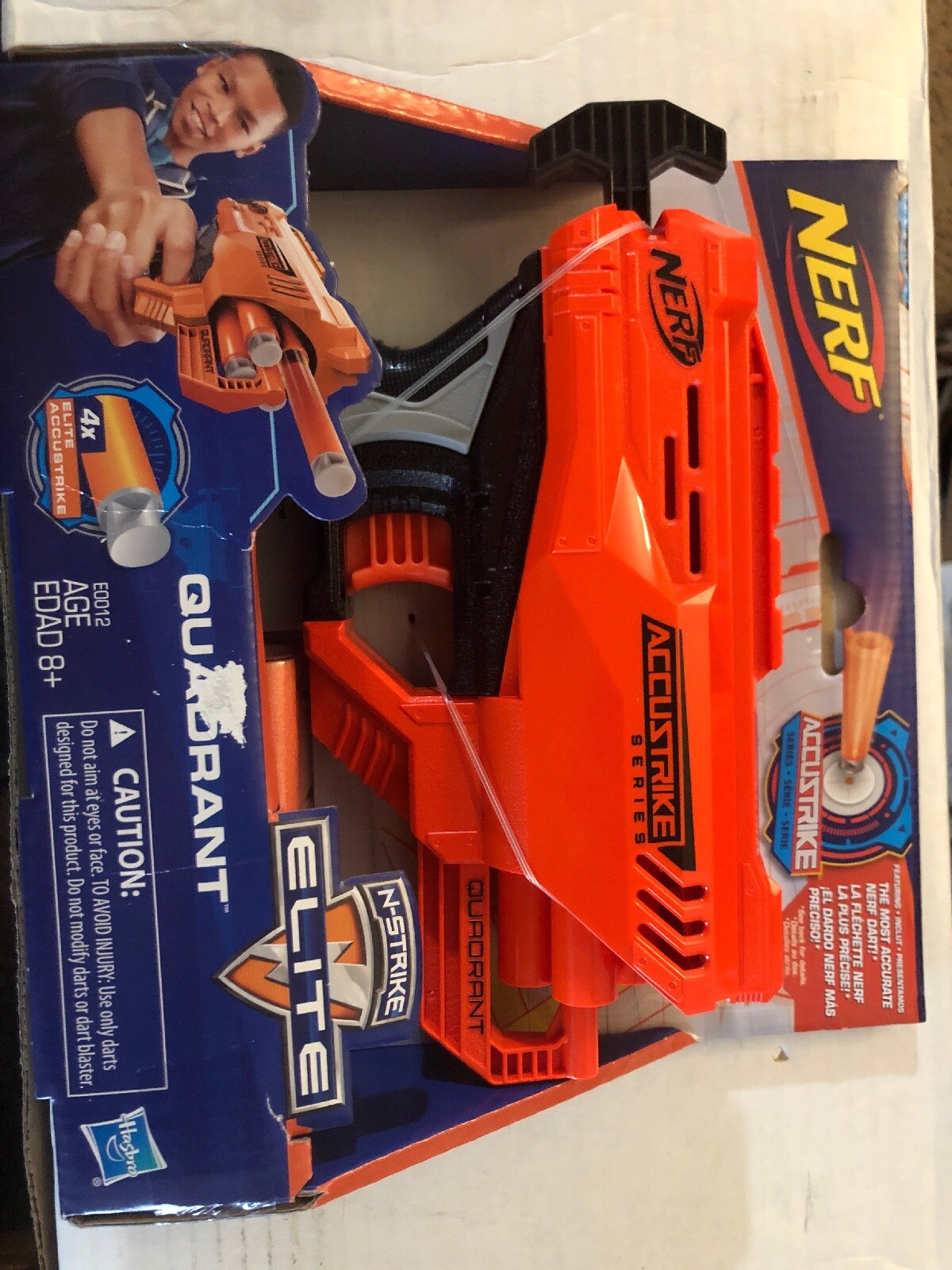 NERF N-STRIKE ELITE QUADRANT BLASTER. NEW