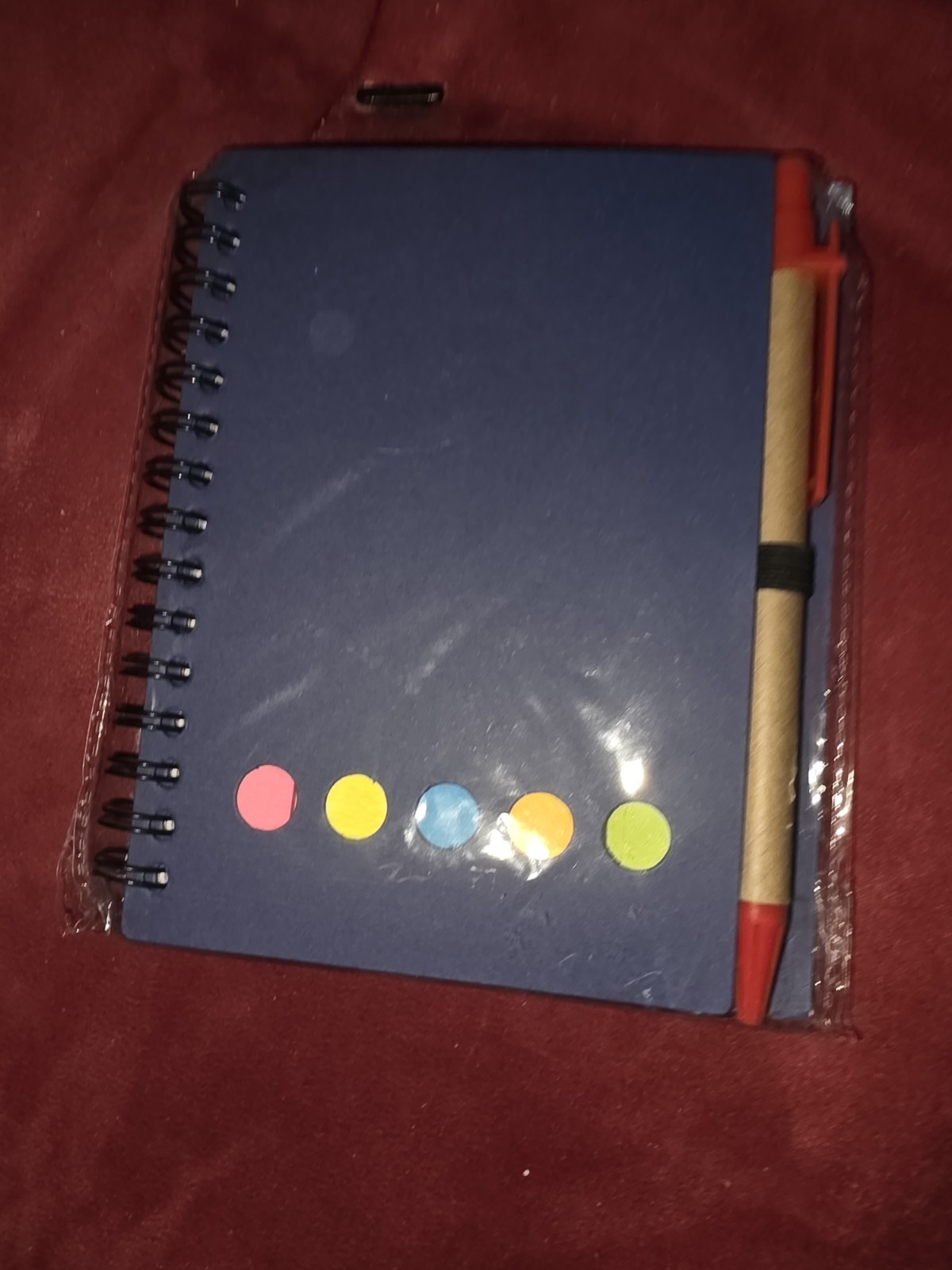 Pocket Note Pad With Sticky Notes And Pen
