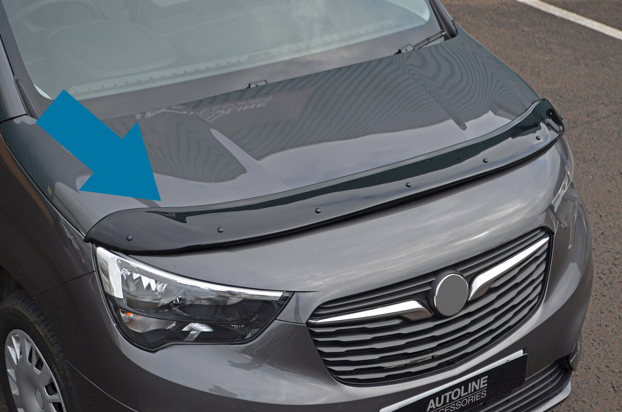Rigid Bonnet Protector Guard Wind Deflector To Fit Toyota ProAce City (2019