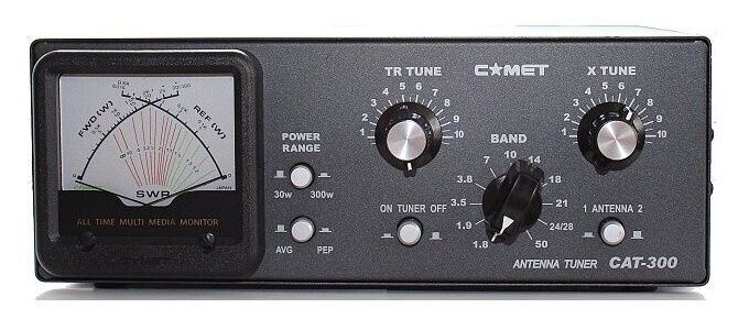 Comet CAT-300 - Manual Antenna Tuner Ham 1.8-50 MHz 300w(PEP) 50 Ohm USA DEALER!