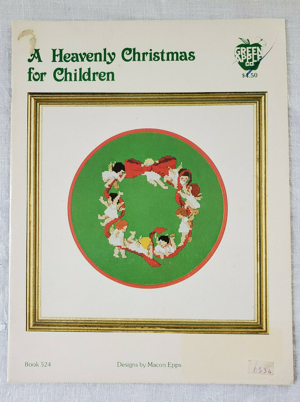 Needlework Designs Book A Heavenly Christmas for Children #524 Macon Epps 1981