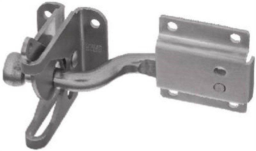 National Hardware N342-626 Black Steel Gate Latch 4 L x 2 H x 2 W in. 3 Pack
