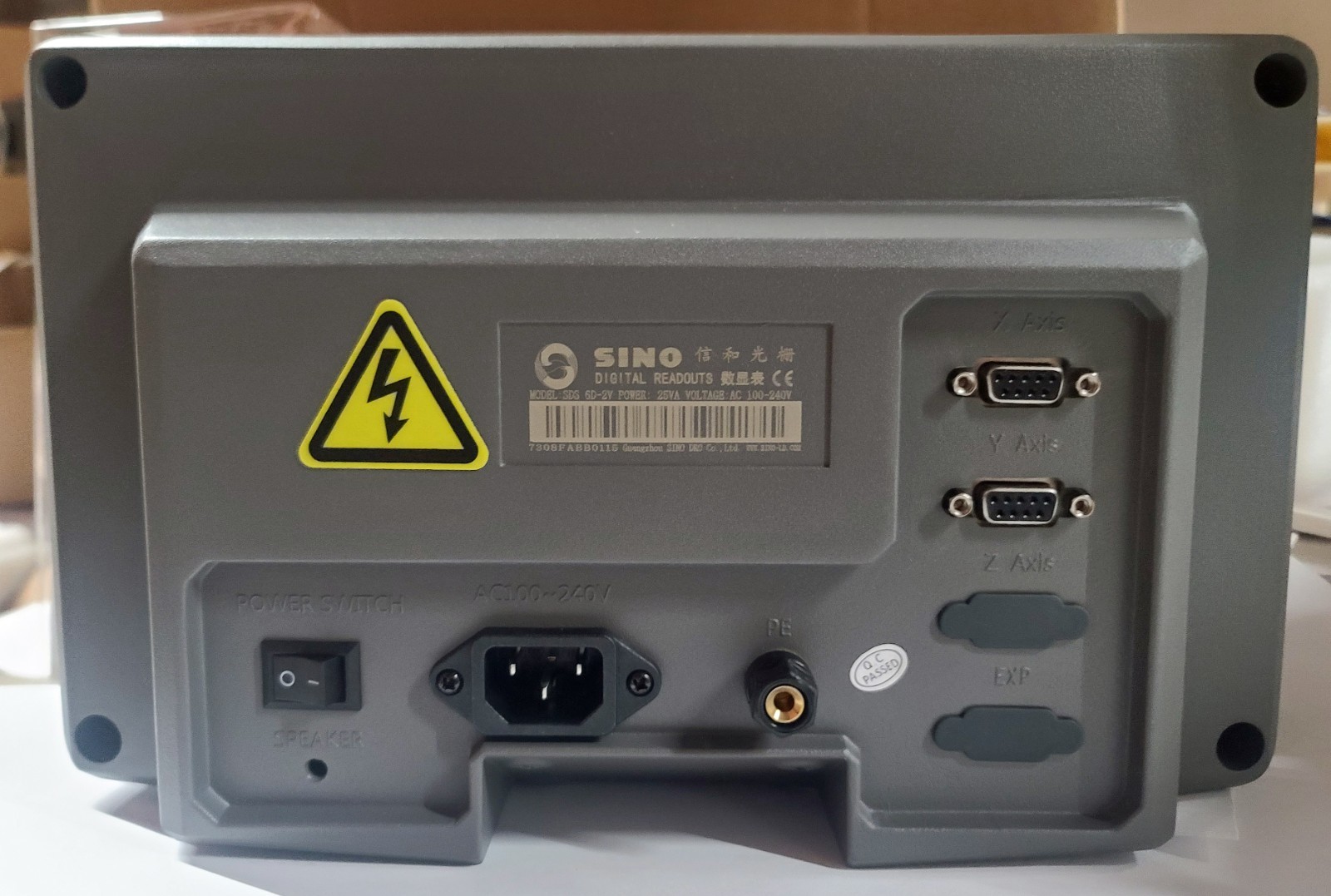 Sino digital readout 2 axis display unit SDS6-2V New