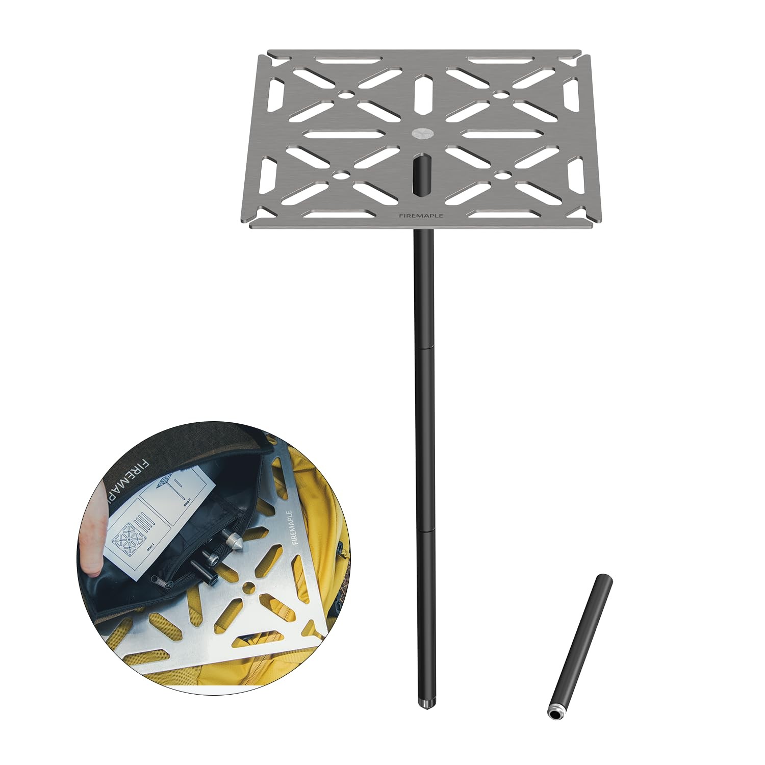 Portable Tripod Stand Camping Table Lightweight Aluminium Stainless Steel Auto