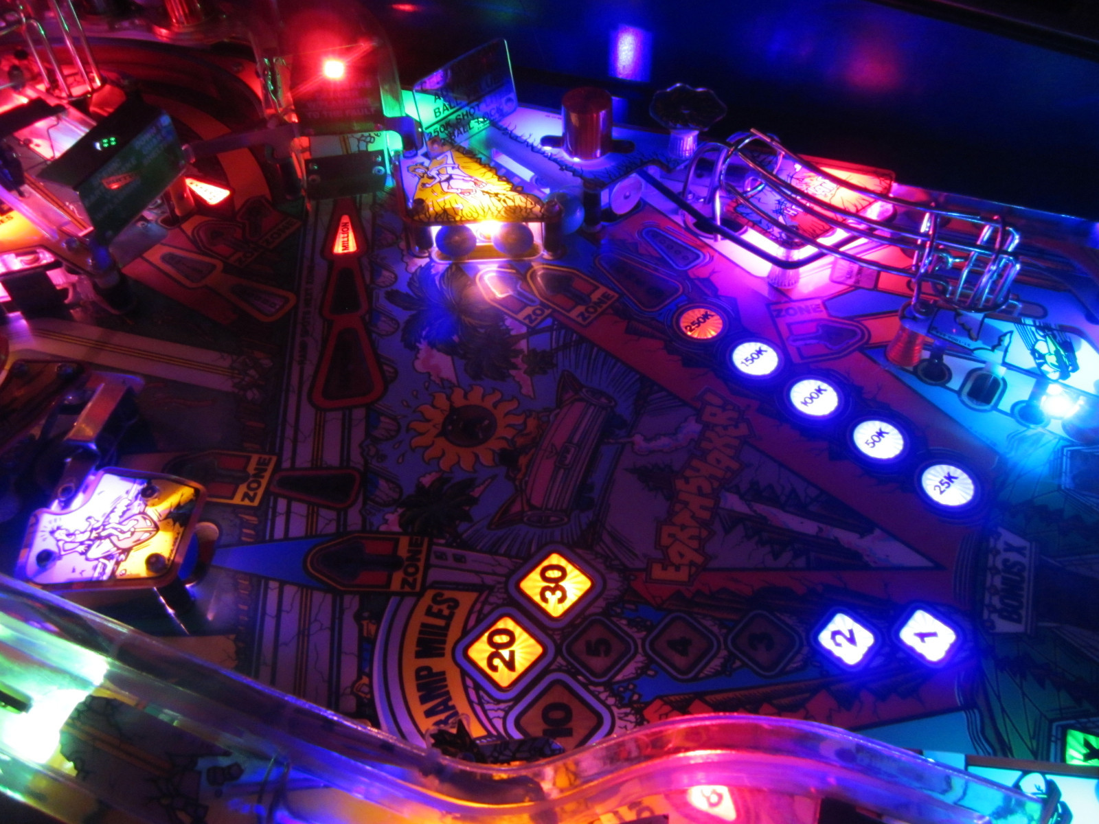 Earthshaker Complete LED Lighting Kit custom SUPER BRIGHT PINBALL LED KIT