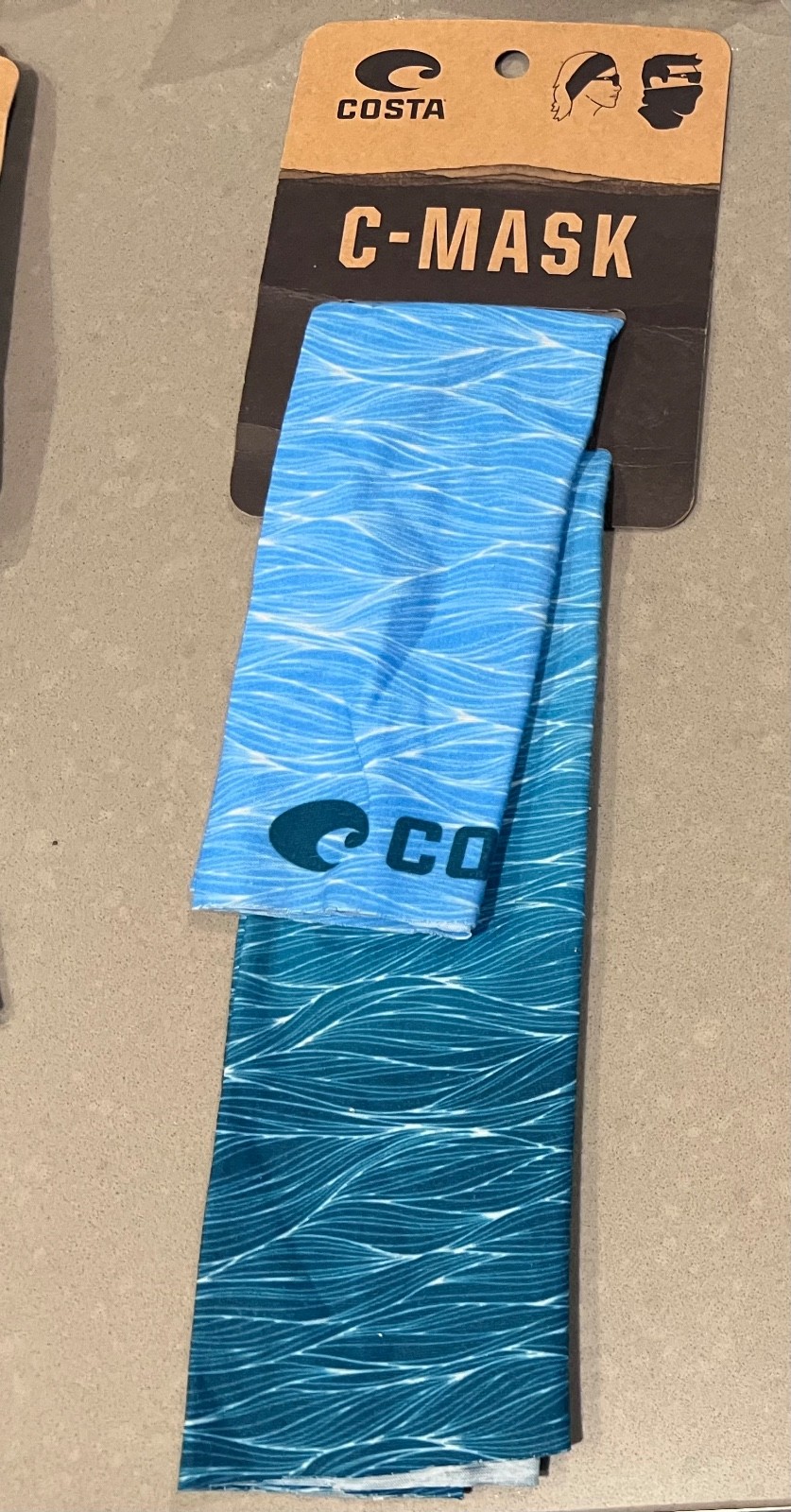 NEW Costa Del Mar Blue Ombre Swell C-Mask Face Covering, Gaiter, Mask