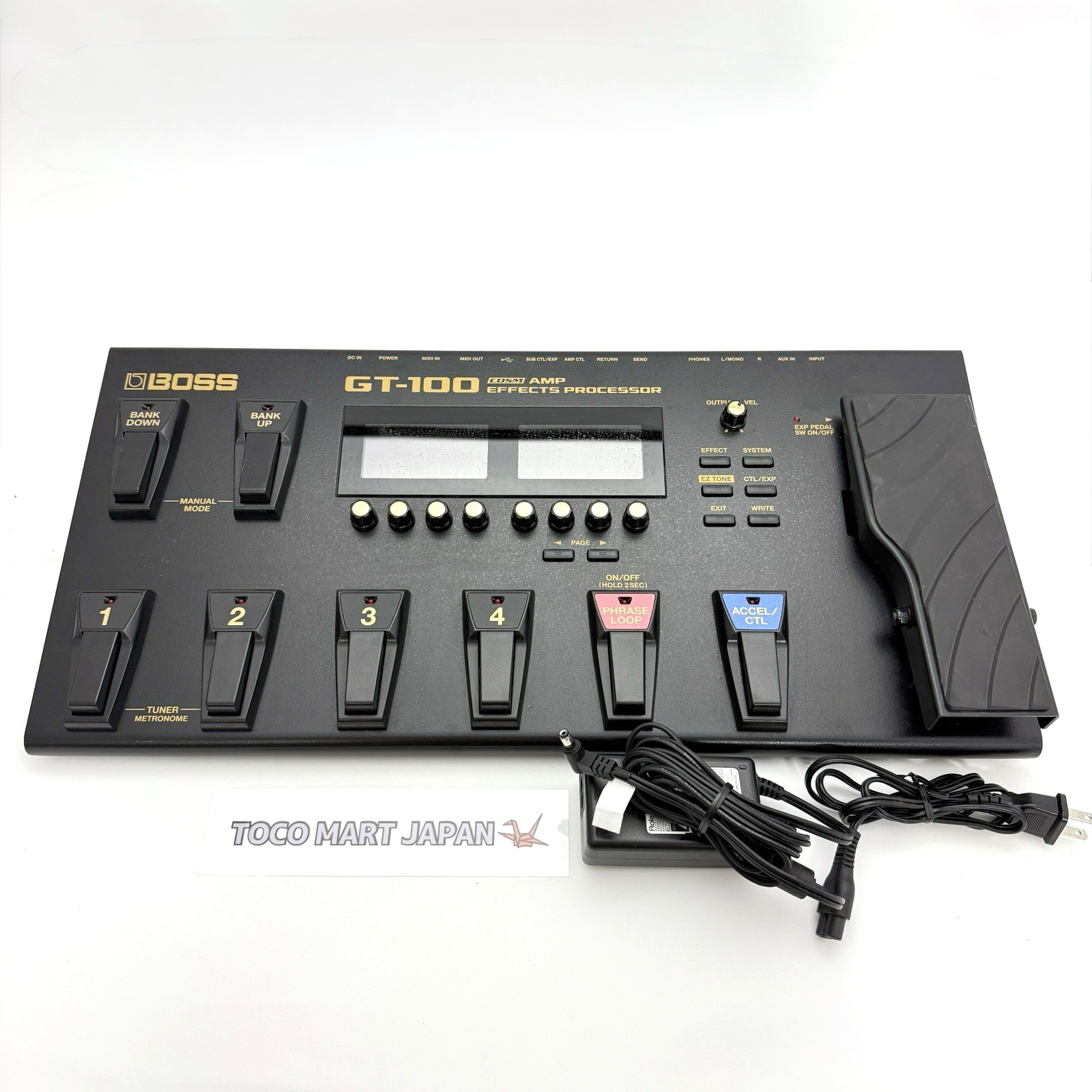 Boss GT-100 Multi-Effects Processor Guitar Effect Pedal w/ Adapter Japan #200