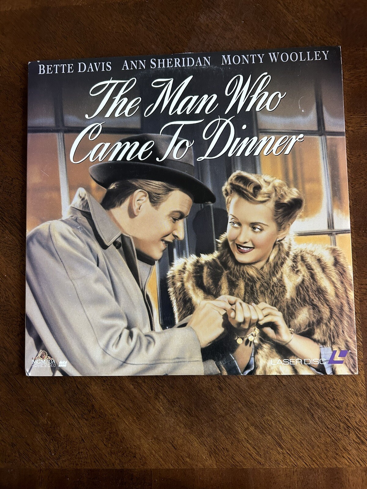 THE MAN WHO CAME TO DINNER Laserdisc Bette Davis