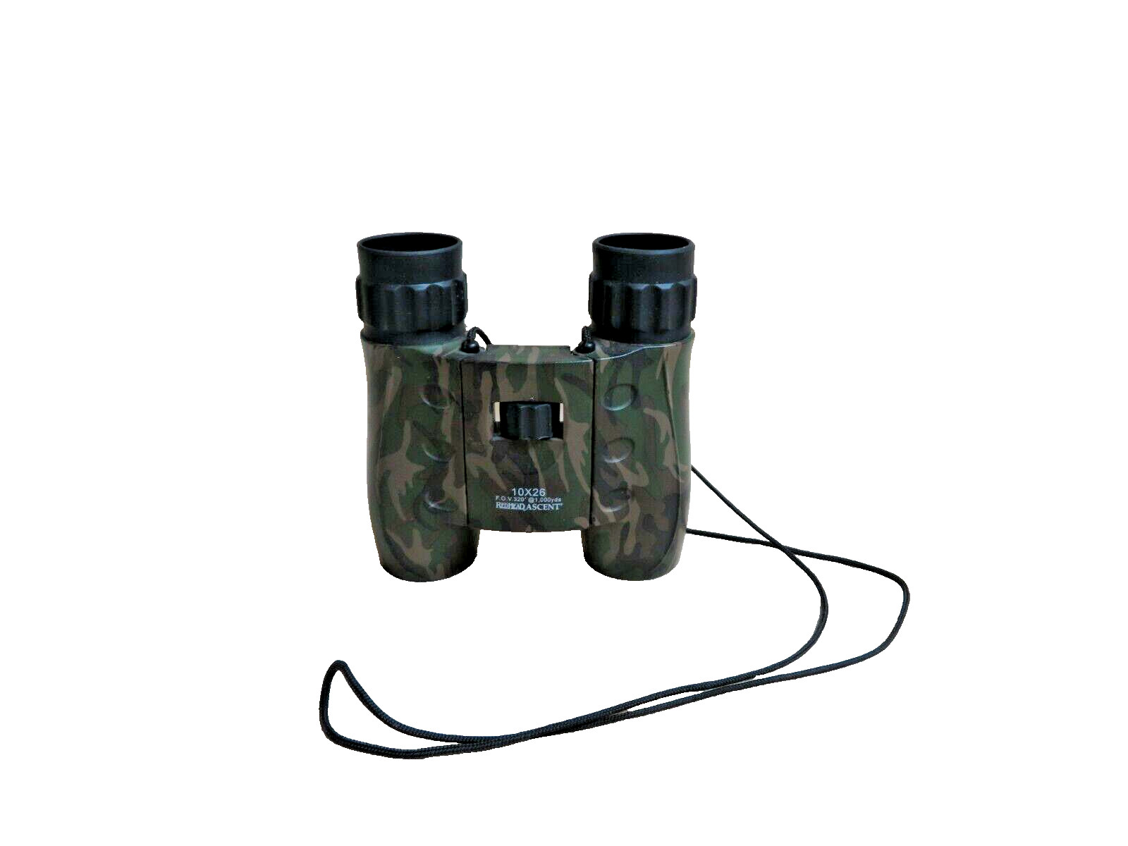 REDHEAD ASCENT 10x26 F.O.V. 320' @ 1,000 YARDS BINOCULARS - CAMO *