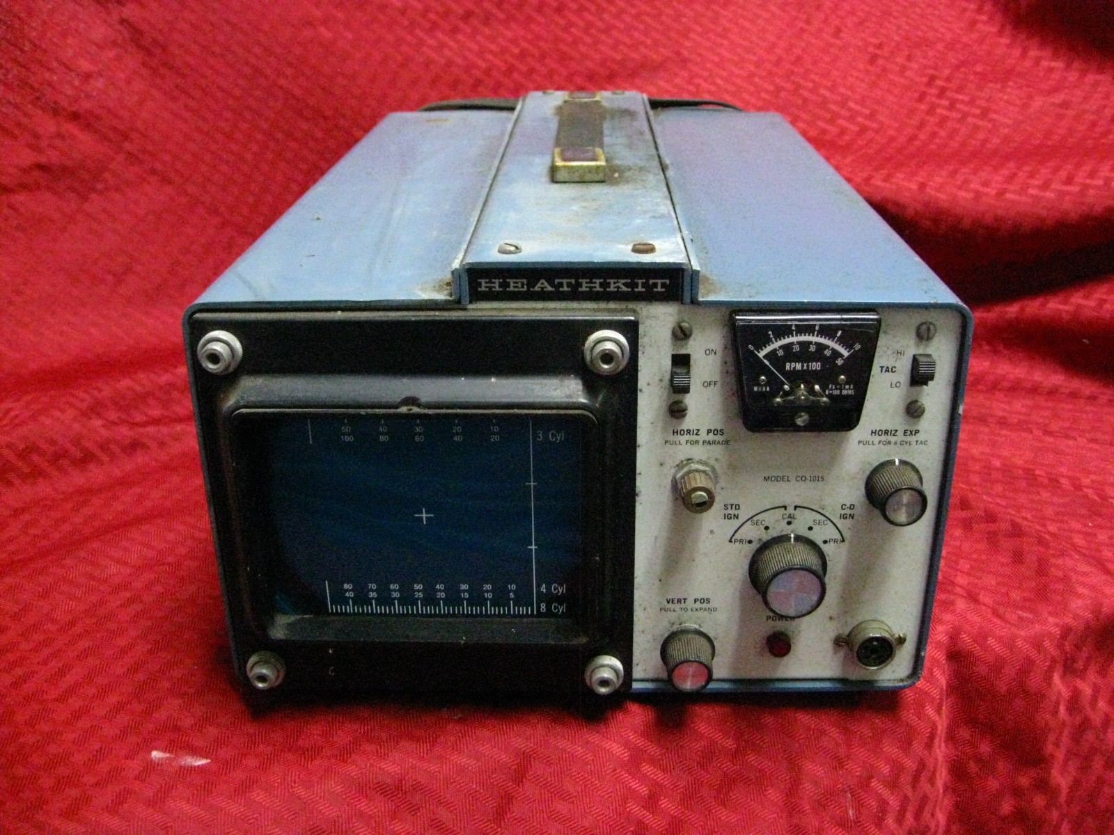 Vintage Heathkit COA-1015-1 Ignition Analyzer Oscilloscope - PARTS AS IS