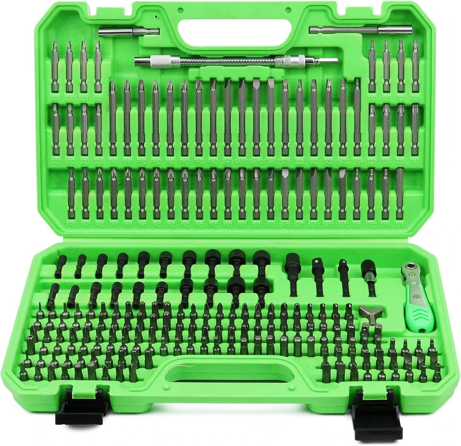 SWANLAKE 232-Piece Ultimate Screwdriver Bit Set, Cr-V Impact Driver Bit Set, Inc