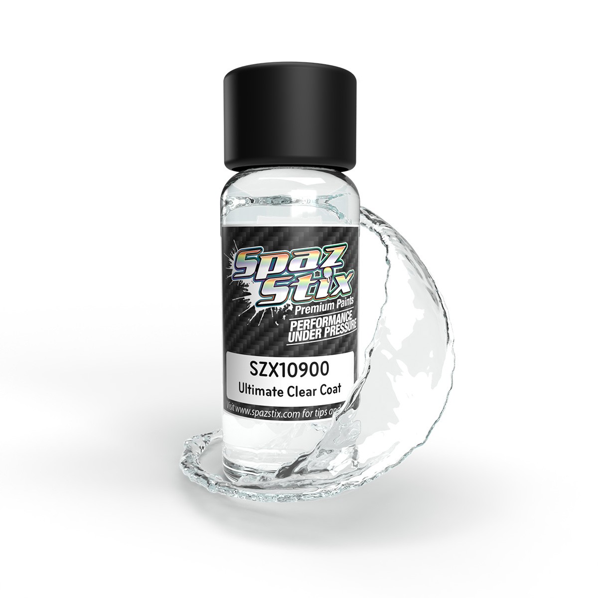 Spaz Stix Ultimate Clear Coat for Mirror Chrome Airbrush Paint SZX10900 10900