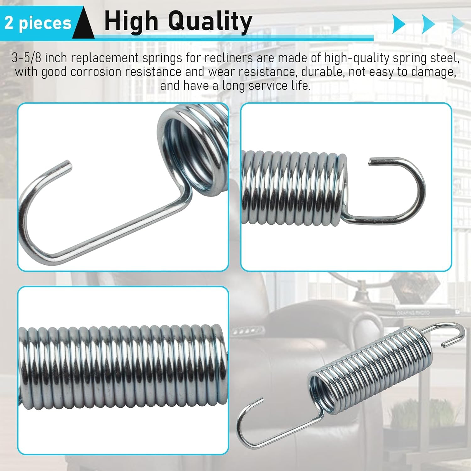 3-5/8 Inch Recliner Springs Fits for Southern Motion, Catna-pper and Lazy...