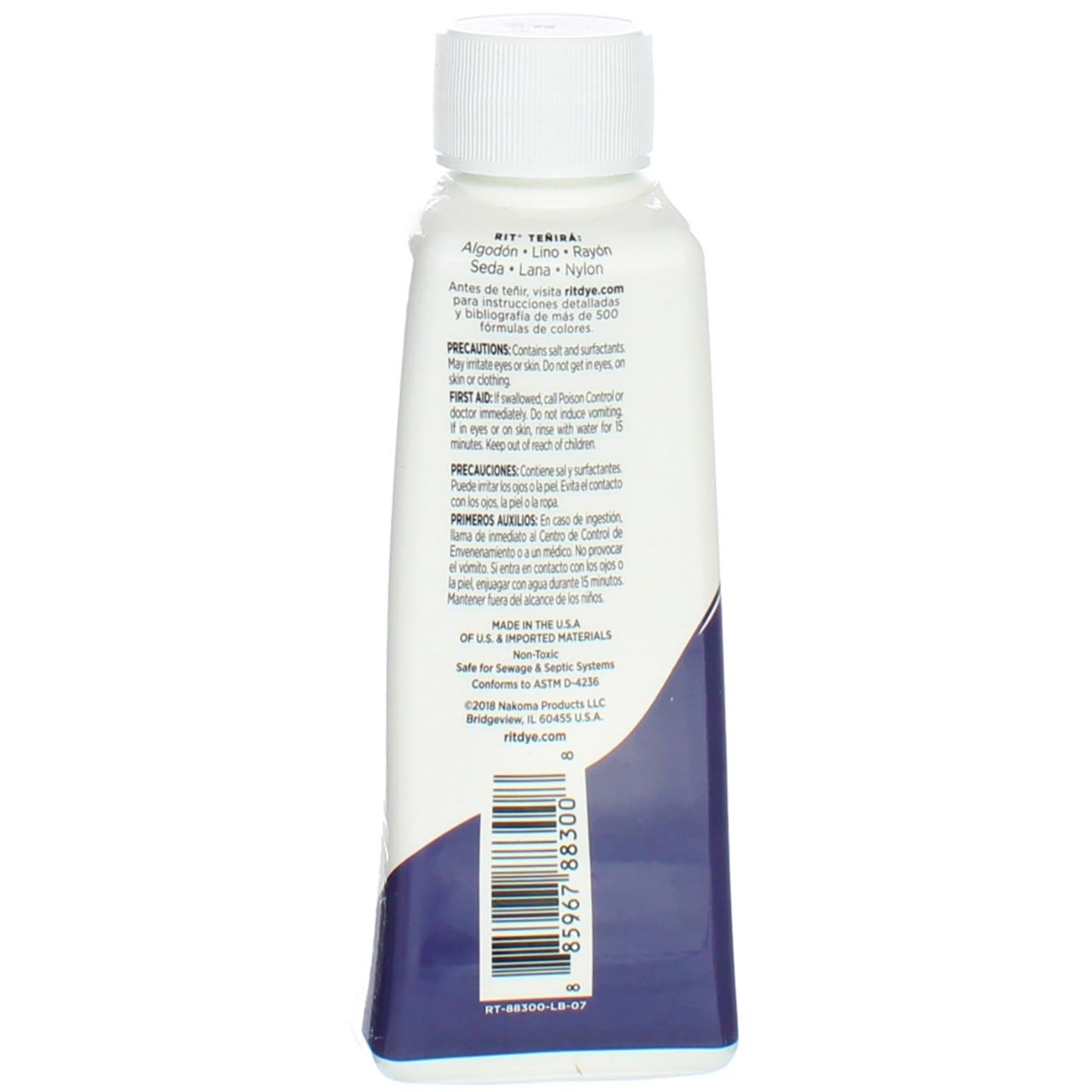 6 Pack Rit All-Purpose Liquid Dye, Navy Blue, 8 fl oz