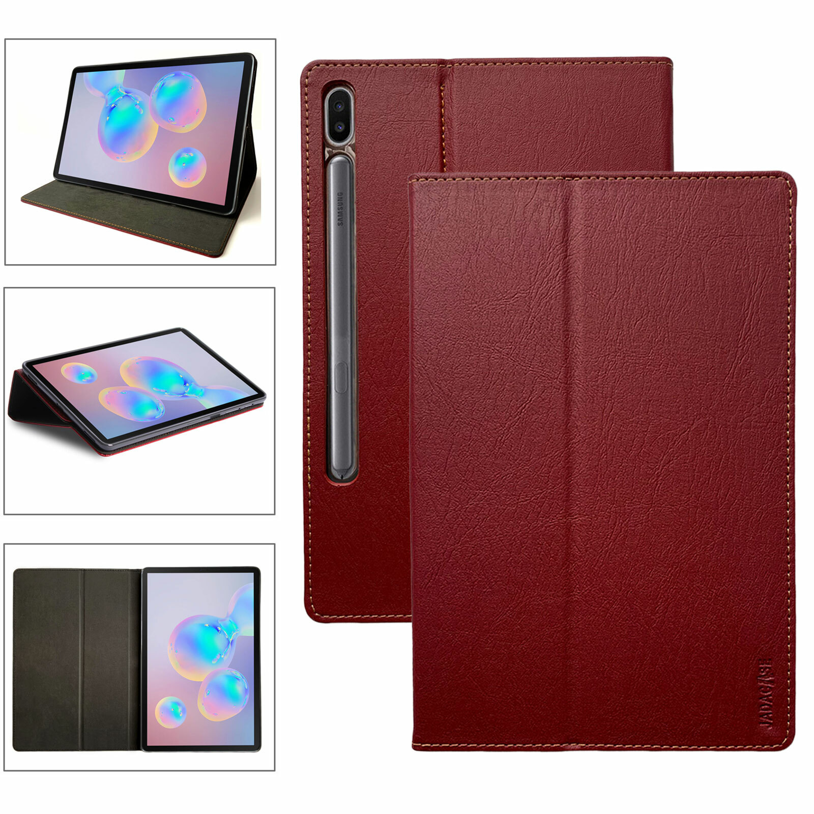 Premium Leather Cover for Samsung Galaxy Tab S6 SM-T860 / T865 Protective Case Pouch