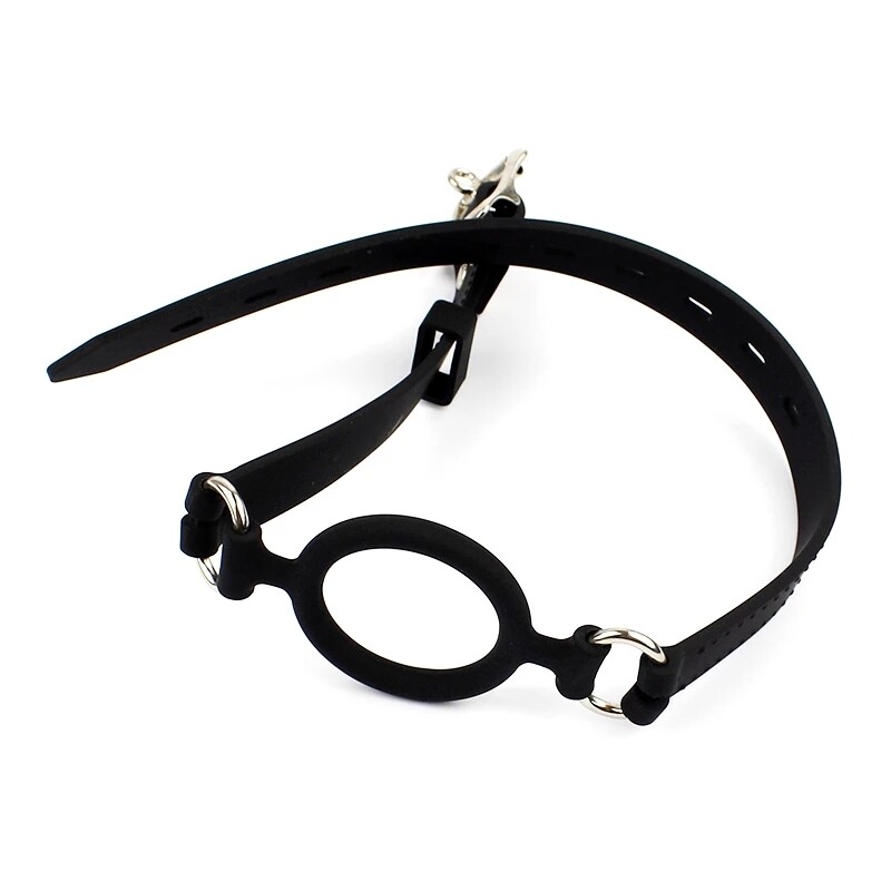 Binding Open Mouth O-ring Gags Plugs Oral fixation Harness silicone Restraint