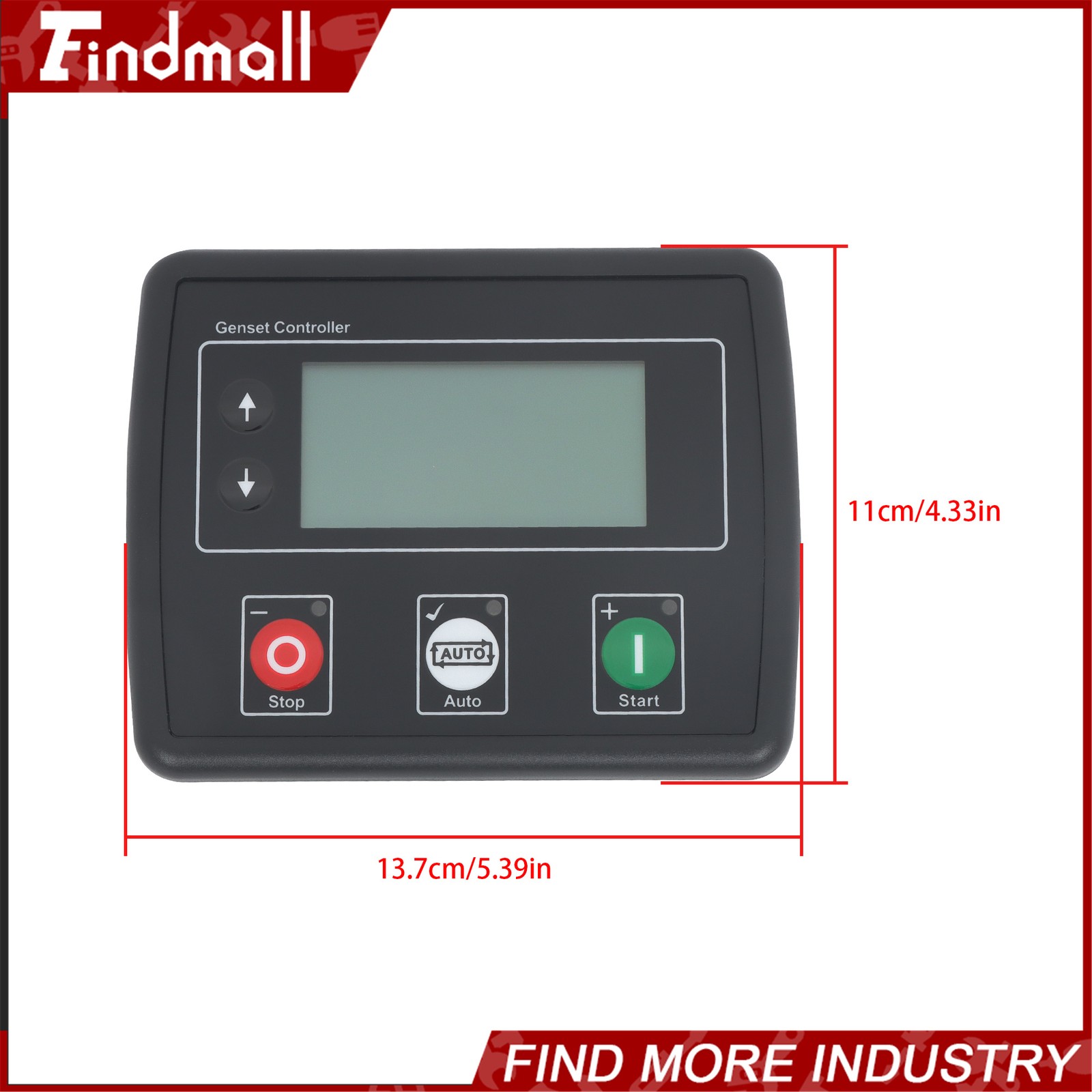 Findmall Generator Controller DSE4510 Control Module Control Panel LCD Display